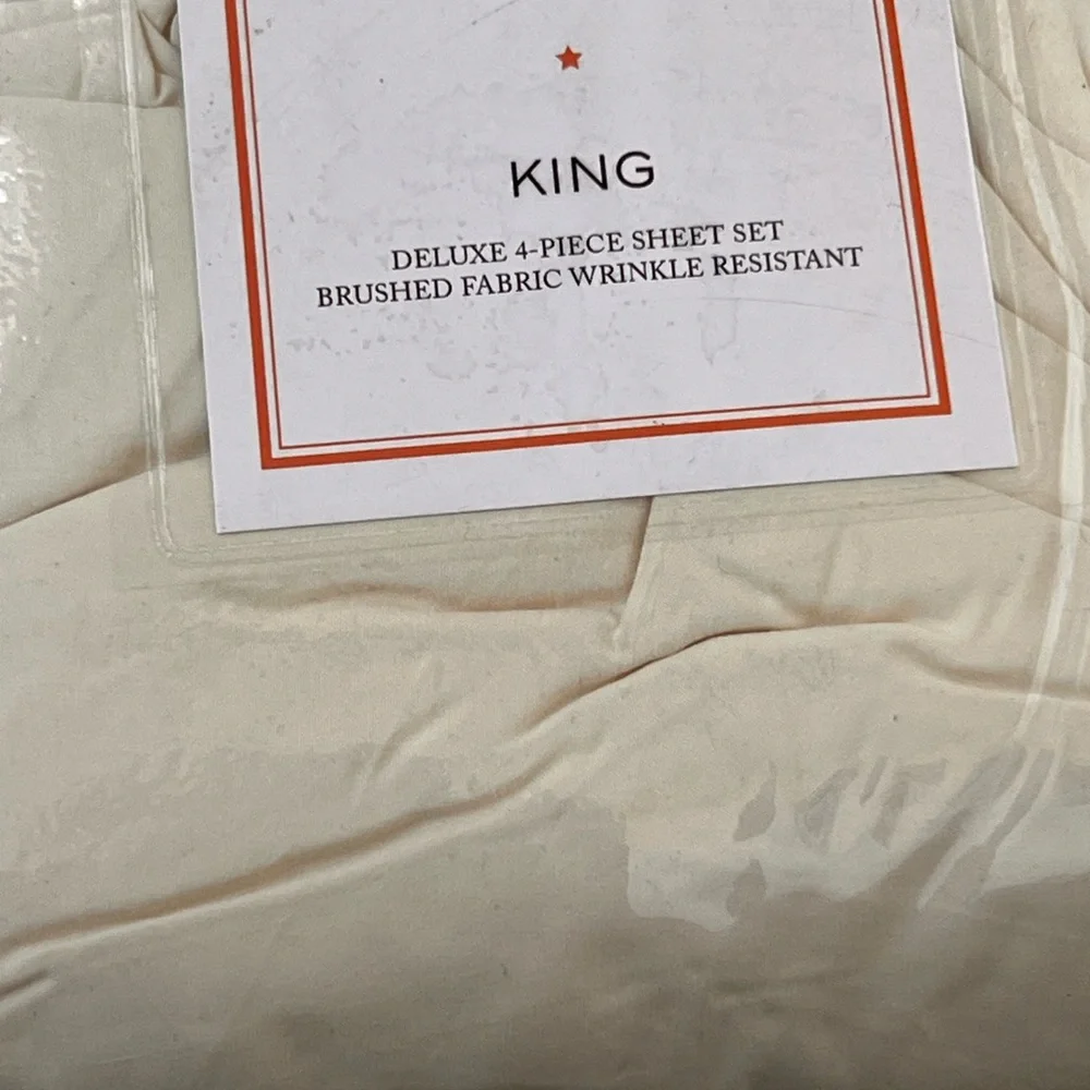 American Home Cream Bedding Set - Picture 4 of 4